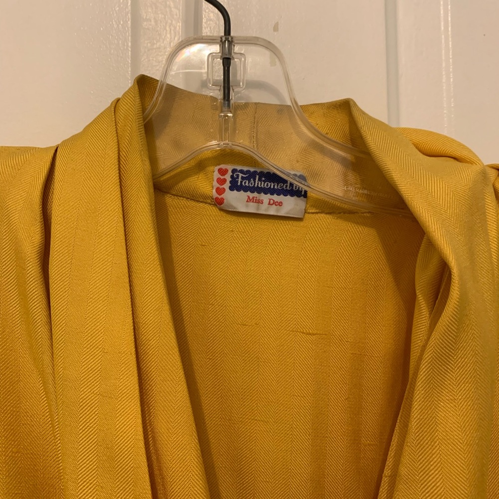 Yellow Jumpsuit Fashioned by Miss Dee